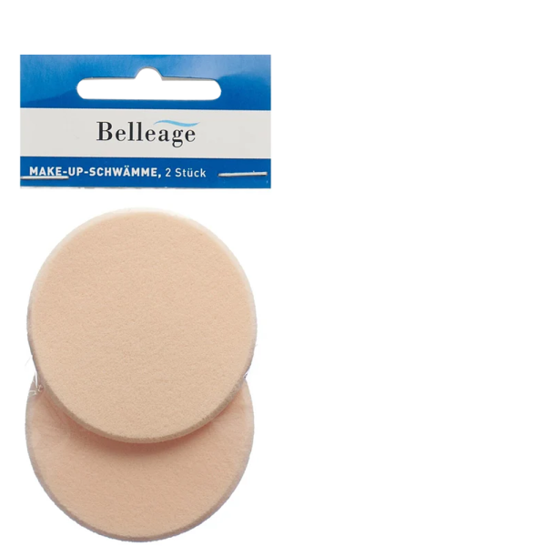 BELLEAGE Make-up Schwamm beige 2 Stk