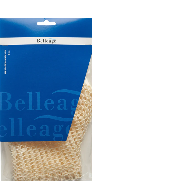 BELLEAGE Massagehandschuh Sisal fein