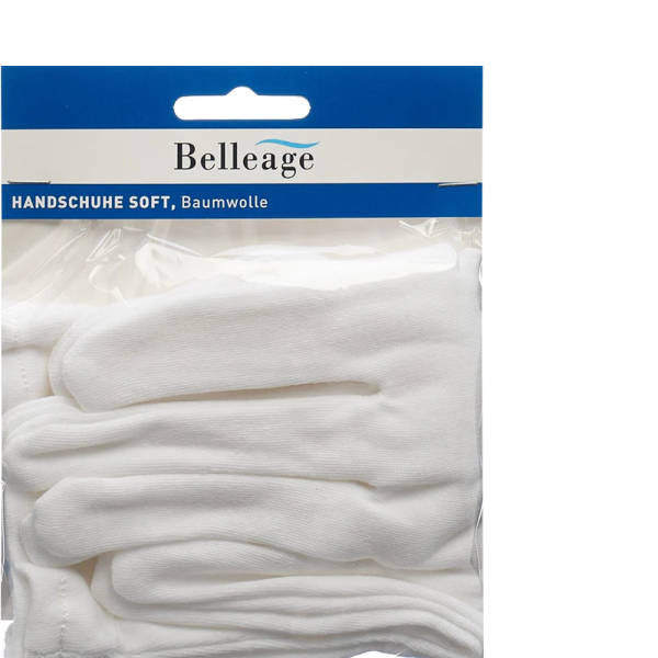 BELLEAGE Handschuhe aus Baumwolle soft 1 Paar